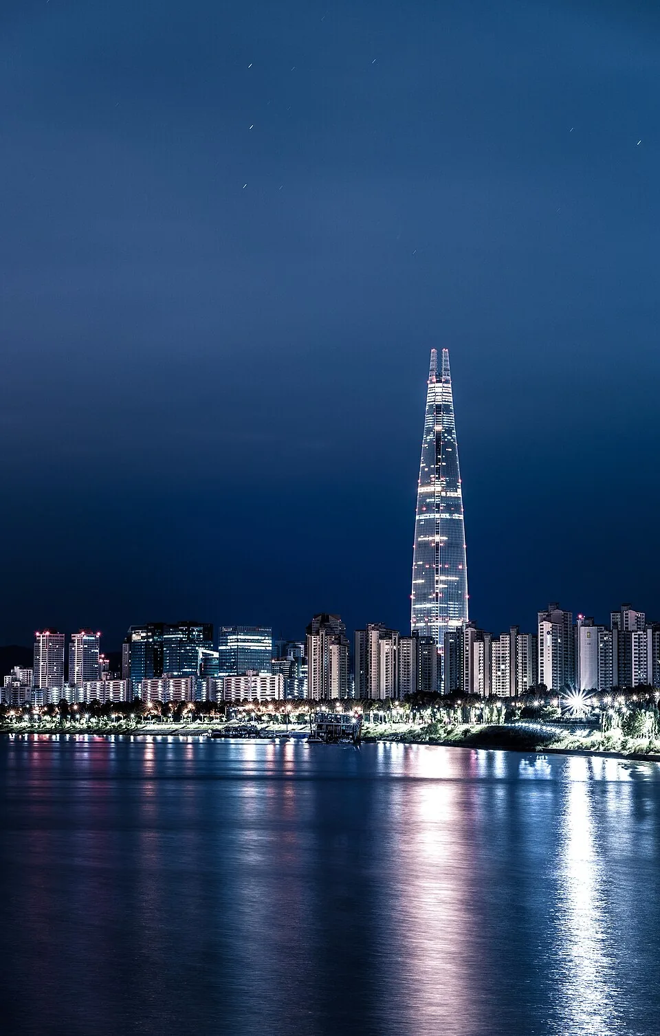 Seoul night skyline